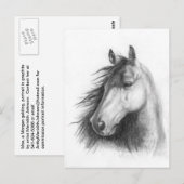 Moe the Morgan portret briefkaart (Voorkant / Achterkant)