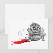 Moe uil briefkaart (Voorkant / Achterkant)