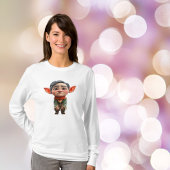 Moe vader Kerst Elf Vrouwen T-shirt