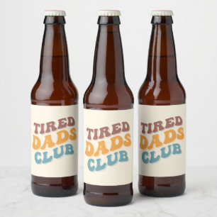 Moe vaders club grappig bier etiket