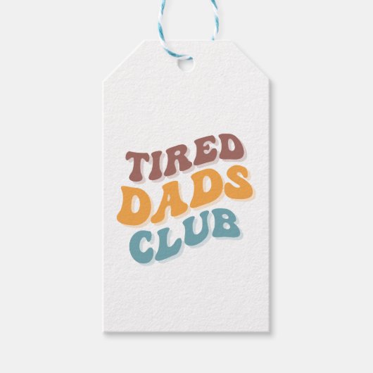 Moe vaders club grappig cadeaulabel (Voorkant)