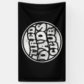 Moe vaders club grappig spandoek (Verticaal)