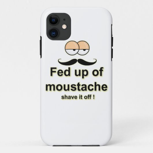 Moe van de snor, scheer het af Case-Mate iPhone case (Achterkant)