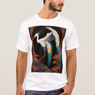 Moebius Crane Dragon Pixel Art - Maquenda Style" T-shirt