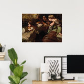 Moed, angst en wanhoop, kijk naar de strijd poster (Thuiskantoor)