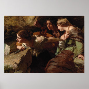 Moed, angst en wanhoop, kijk naar de strijd poster