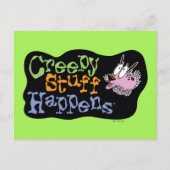 Moed de laffe hond | Creepy Stuff gebeurt Briefkaart (Voorkant)