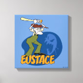 Moed de laffe hond | Eustace Graphic Canvas Afdruk (Voorkant)