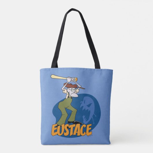 Moed de laffe hond | Eustace Graphic Draagtas (Achterkant)