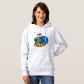 Moed de laffe hond | Eustace Graphic Hoodie (Voorkant volledig)