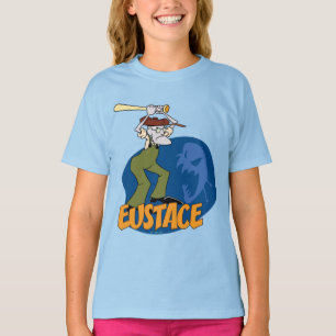 Moed de laffe hond   Eustace Graphic T-shirt