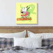 Moed de laffe hond | Ghost Graphic Canvas Afdruk (Insitu (Slaapkamer))