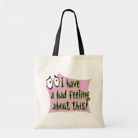 Moed de laffe hond | Ik heb een slecht gevoel.. Tote Bag (Voorkant)