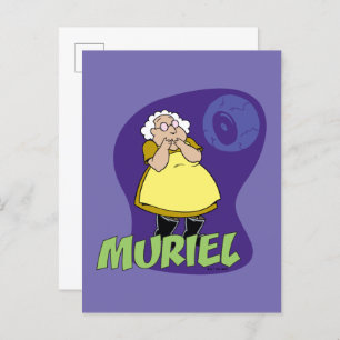 Moed de laffe hond   Muriel Graphic Briefkaart