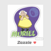 Moed de laffe hond | Muriel Graphic Sticker (Vel)