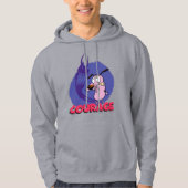 Moed de laffe hond | Schaduwafbeelding Hoodie (Voorkant)