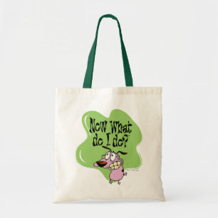 Moed de laffe hond Wat moet ik nu doen? Tote Bag