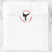 Moed Eer Respect man stickers (Tas)