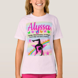 MOED EN KRACHT GYMNASTIEK ONTWERP T-SHIRT