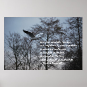 Moed en vertrouwen poster