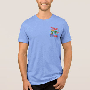 "Moed geeft kracht" Tri-Blend Shirt