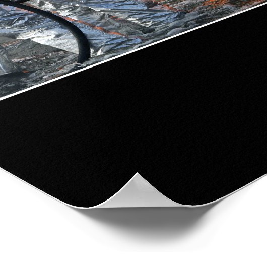 Moed: Inspirerend prijsopgave Poster (Hoek)