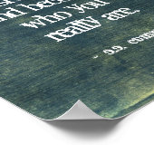 Moed om omhoog het Citaat van Cummings te groeien Poster (Hoek)