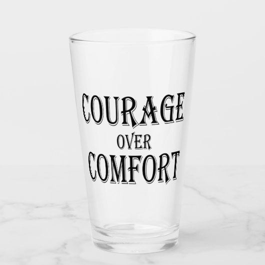 Moed over Comfort Glas (Voorkant)