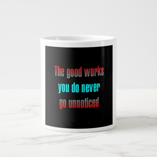 Moed Quote # 154 Extra Grote Beker (Voorkant)