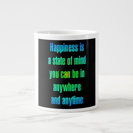Moed Quote # 98 Extra Grote Beker (Voorkant)