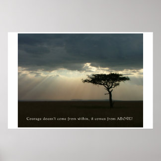 Moed van boven poster