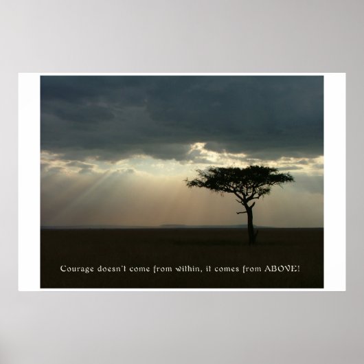 Moed van boven poster (Voorkant)