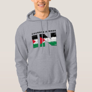 MOED WORDT GEMAAT IN PALESTINA   Vrij Palestina Hoodie