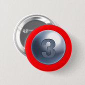 Moeder 3 ondersteunen, knop ronde button 5,7 cm (Voorkant /achterkant)