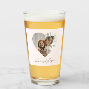 Moeder aangepaste naam & foto Gepersonaliseerde Glas
