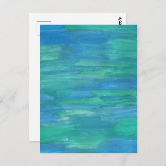 Moeder Aarde Abstract Briefkaart (Voorkant / Achterkant)