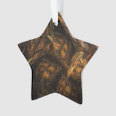 Moeder Aarde Abstracte Art Acrylster Ornament (voorkant)