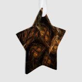 Moeder Aarde Abstracte Art Acrylster Ornament (voorkant)