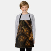 Moeder Aarde Abstracte Kunst Apron Schort (Gedragen)
