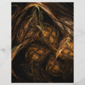 Moeder Aarde Abstracte Kunstbrochure Flyer (Voorkant)