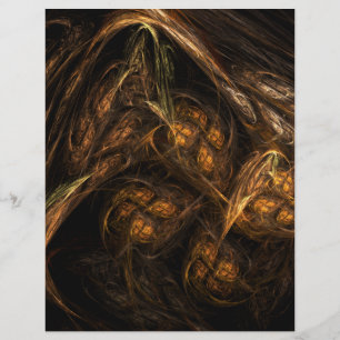 Moeder Aarde Abstracte Kunstbrochure Flyer