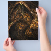 Moeder Aarde Abstracte Kunstbrochure Flyer (Hand)