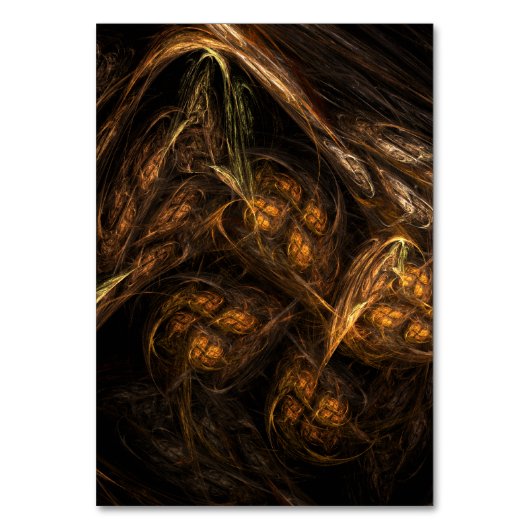 Moeder Aarde Abstracte Kunsttafel Kaart (Voorkant)