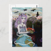 Moeder Aarde Briefkaart (Voorkant / Achterkant)