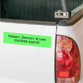 Moeder Aarde - Bumpersticker (Op Truck)