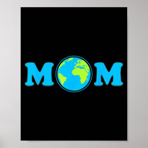 Moeder aarde dag april 22 spaar de planeet klimaat poster