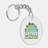 Moeder Aarde Dag Sleutelhanger (Voorkant Links)