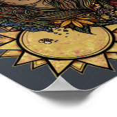 Moeder Aarde de de wereld Tarot Goddess Poster (Hoek)