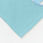 Moeder Aarde Fleece Deken (Hoek)