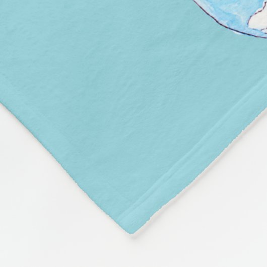 Moeder Aarde Fleece Deken (Hoek)